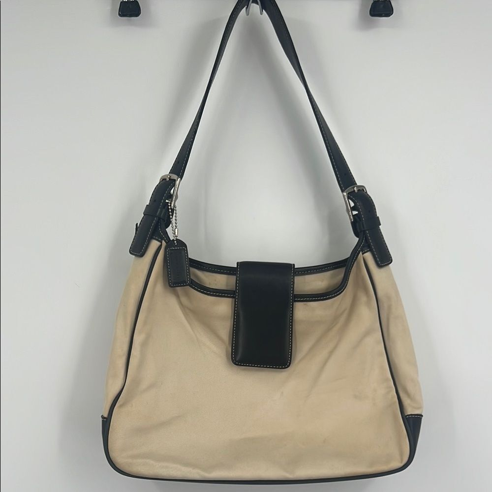 Coach Elegant Cream and Black Women's Bag